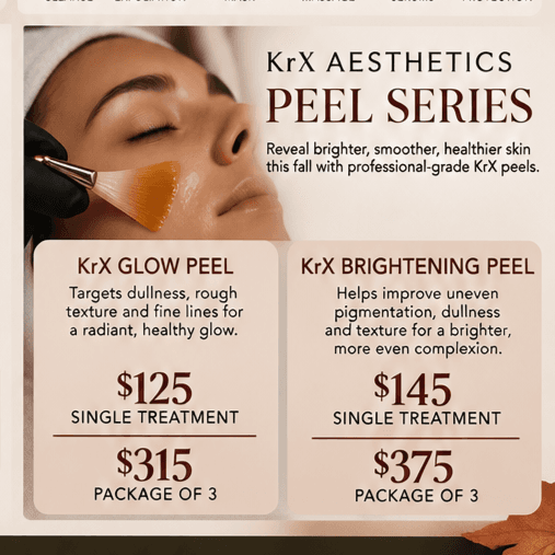 Fall Series KrX Brightening Peel at Beauty By Megan Housley in Rogers, AR
